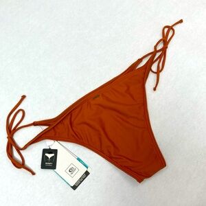 Rip curl skimpy auburn side tie bikini L
